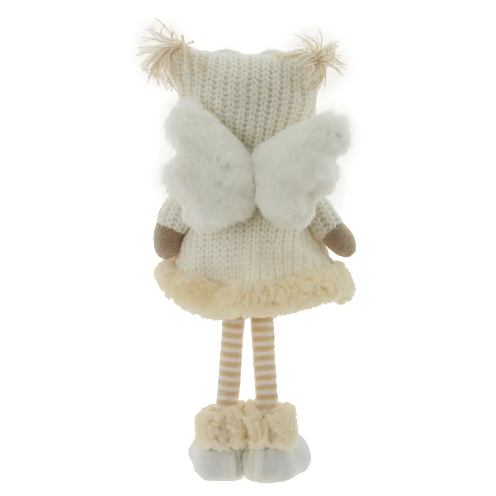 Новогодняя мягкая игрушка Девочка в кремовом костюме микс h 39.5 см 83560624 STLM-2165295 Santreyd  - Вид №5