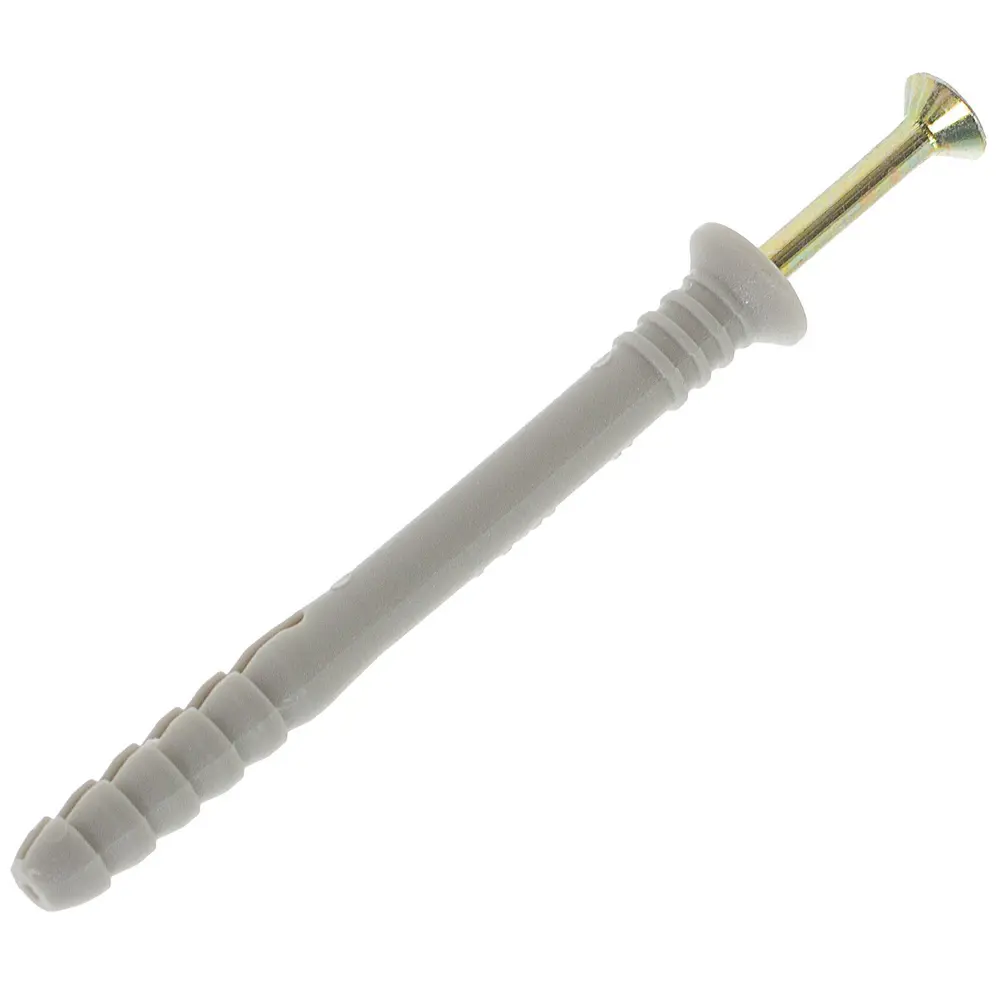 Дюбель-гвоздь с потайной манжетой 6x60 мм полипропилен 100 шт НЕВСКИЙ КРЕПЕЖ STLM-2169609 - Вид №1