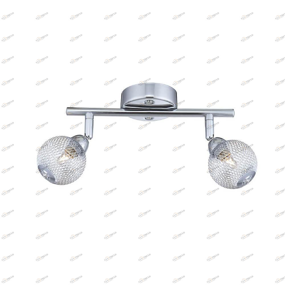 Спот потолочный галогеновый хром Saint Marie 56683-2 GLOBO SAINT MARIE 00-3926127 Хром Ceramica Globo 