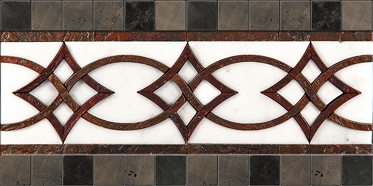 БОРДЮР ИЗ МРАМОРА VN-4 SKALINI CLASSIC VN4 - Вид №1