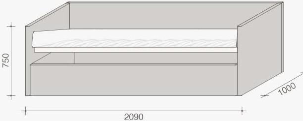 Lema Мягкая контейнерная кровать со съемной крышкой sun-id-1505731 - Вид №8