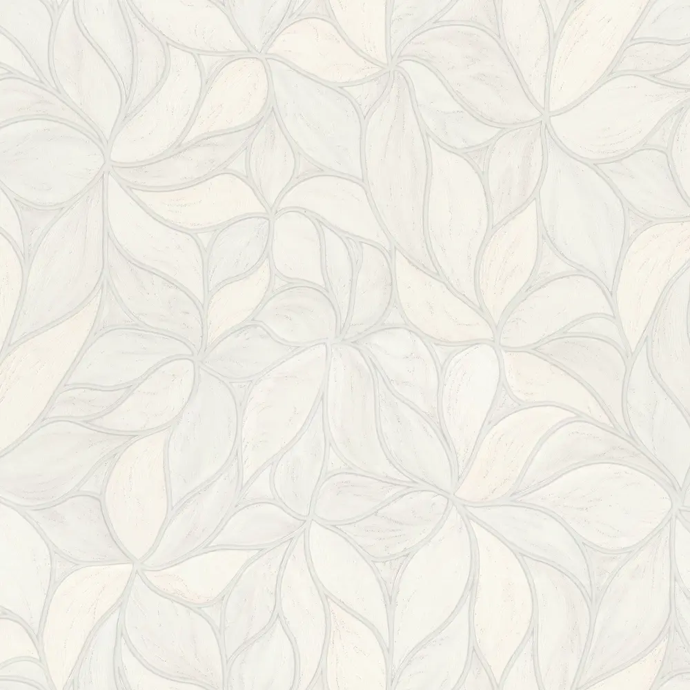 Обои флизелиновые Euro Decor Fractal бело-серые 1.06 м 7144-00 83558494 STLM-2039062 - Вид №1