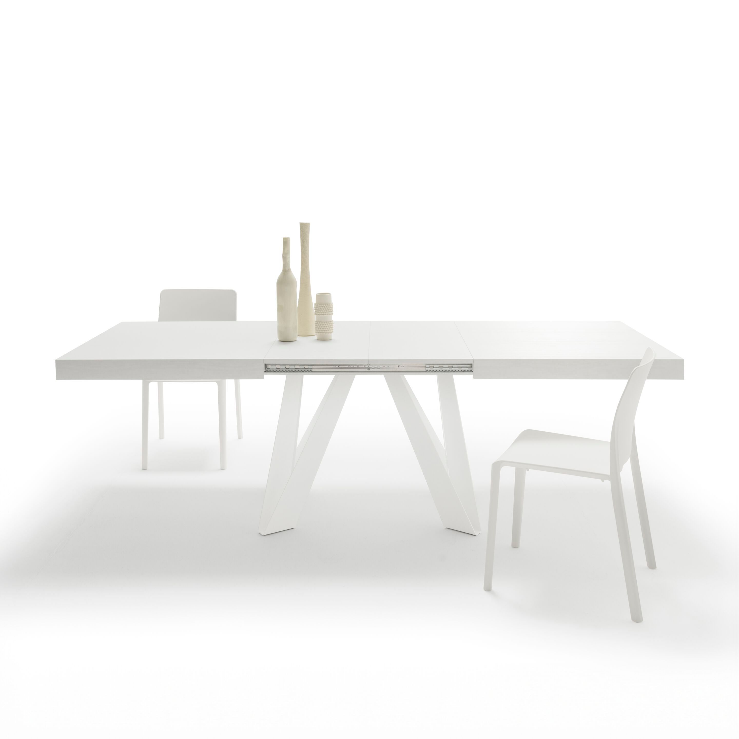 Выдвижной прямоугольный стол из железа с меламиновой столешницей Mobili Fiver ROMINA ARCH-00069646 - Вид №42