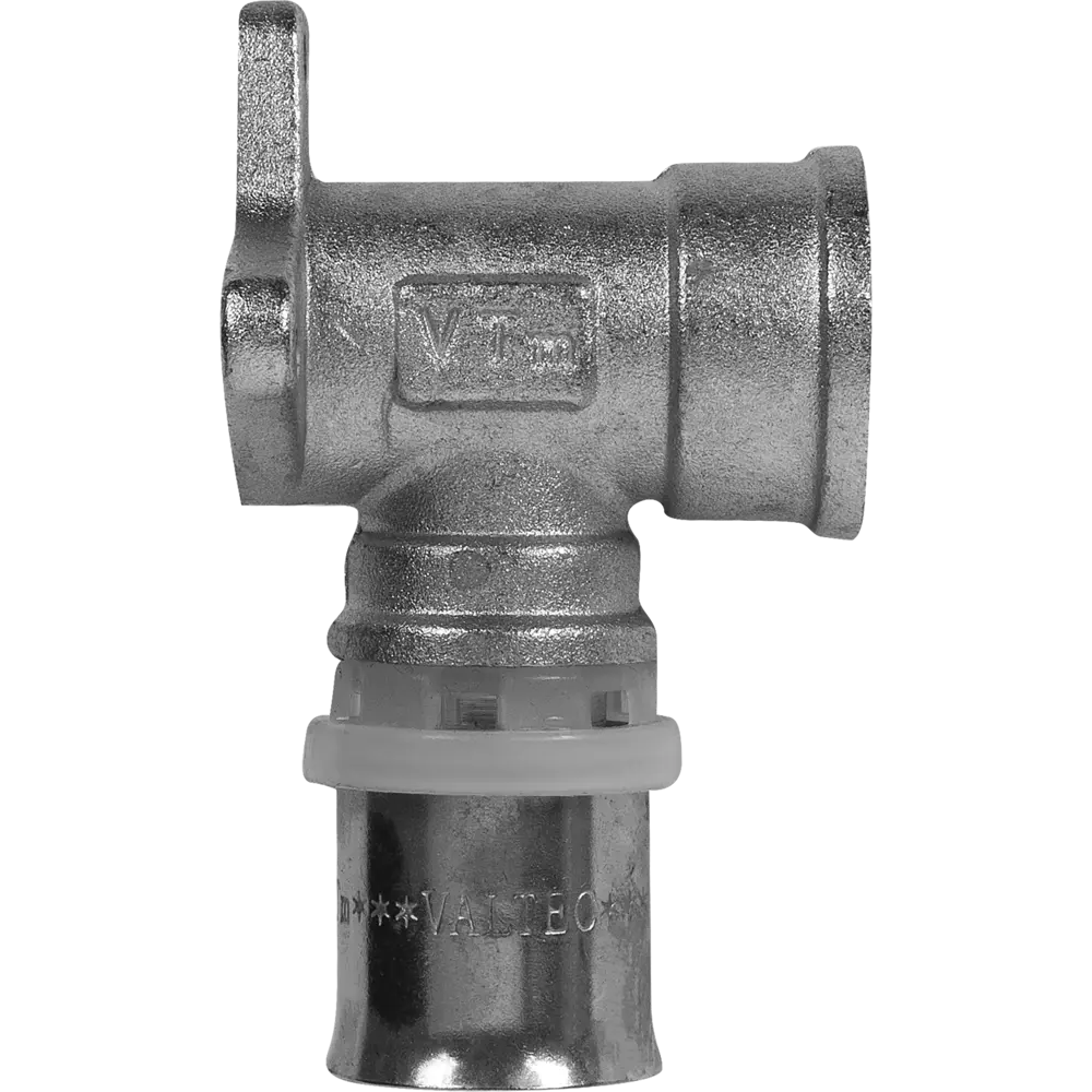 Водорозетка Valtec 1/2"x20 мм ВР никелированная латунь VTM.254.N.002004 15474727 STLM-2020270  - Вид №1