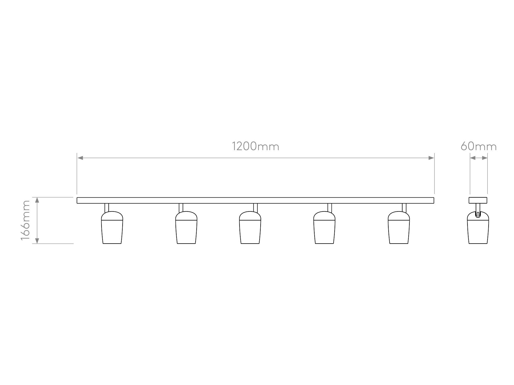 Потолочный алюминиевый светодиодный прожектор Astro Lighting Koto ARCH-00101355 - Вид №5