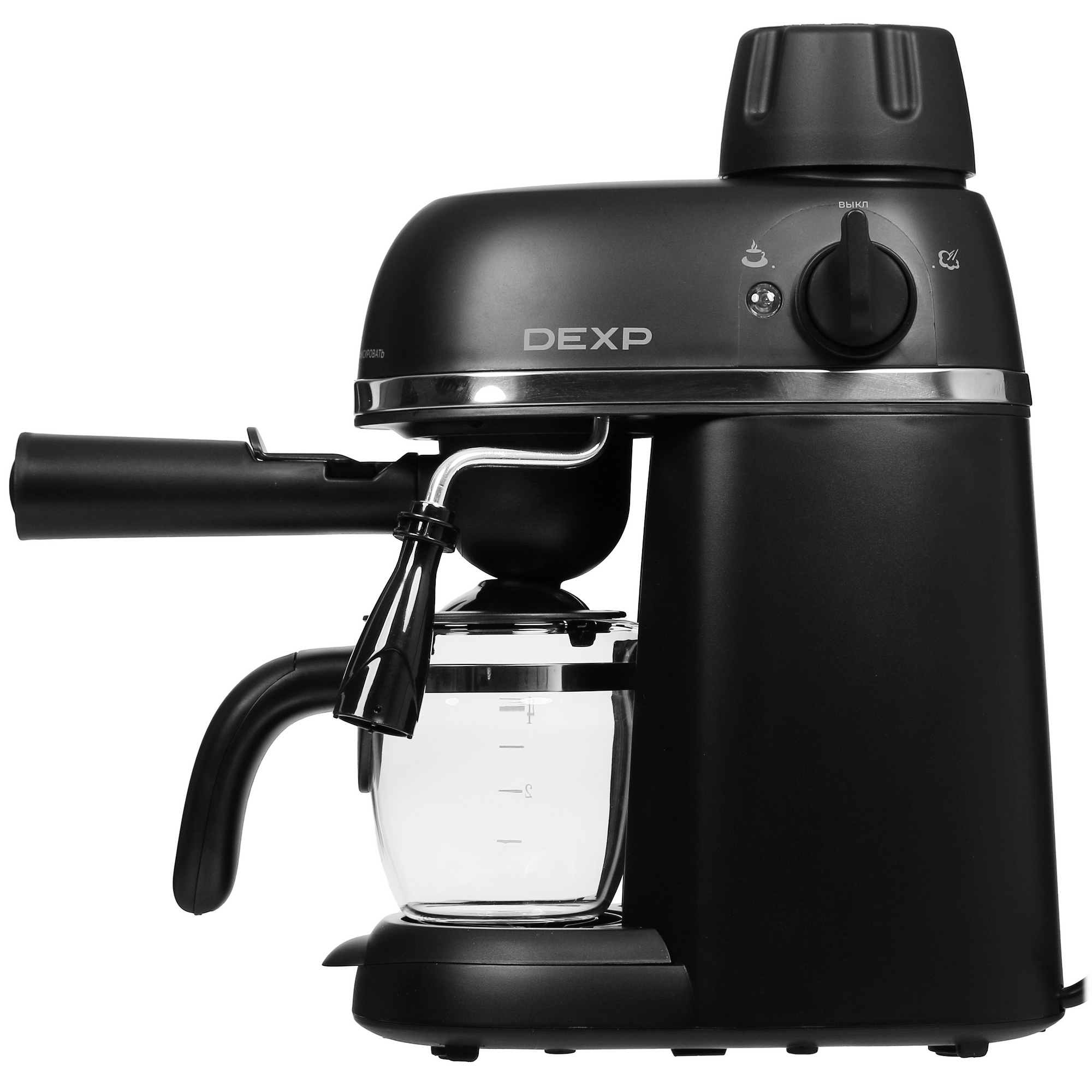 9971939 Кофеварка рожковая DEXP EM-900 черный STDN-0017418 - Вид №2