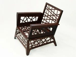 TrackDesign Садовое кресло Corten ™ с подлокотниками Mikado Dp0201000