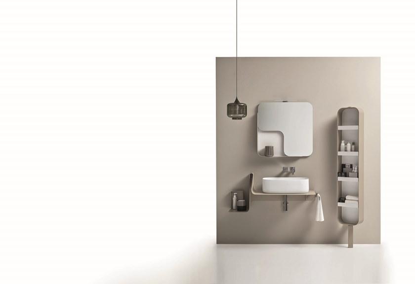 ARBLU Квадратное зеркало с настенным контейнером Tulip sun-id-1441350 - Вид №1