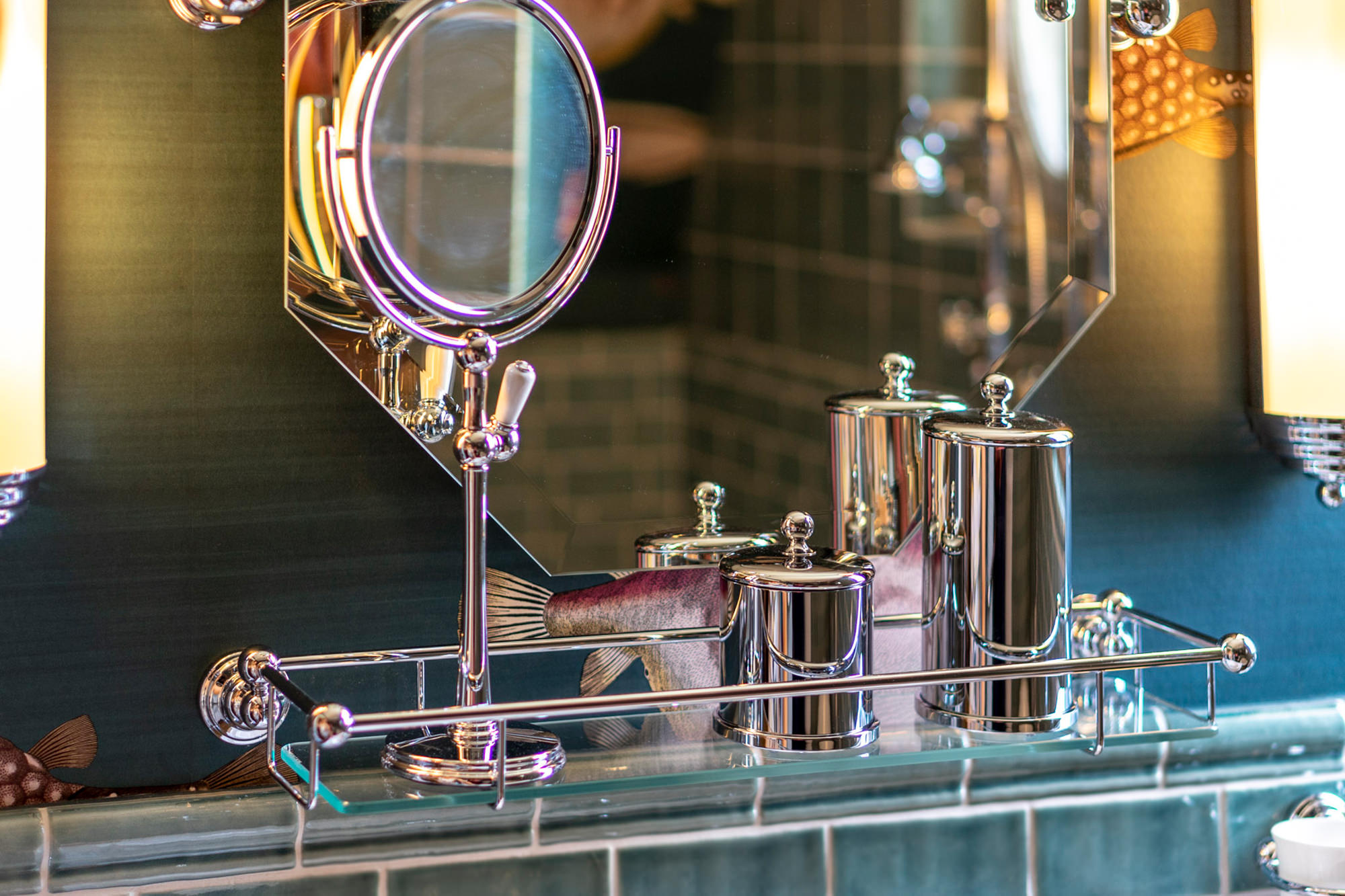 Traditional bathrooms Полка для ванной P&R с перилами Pr6953.ag  - Вид №1