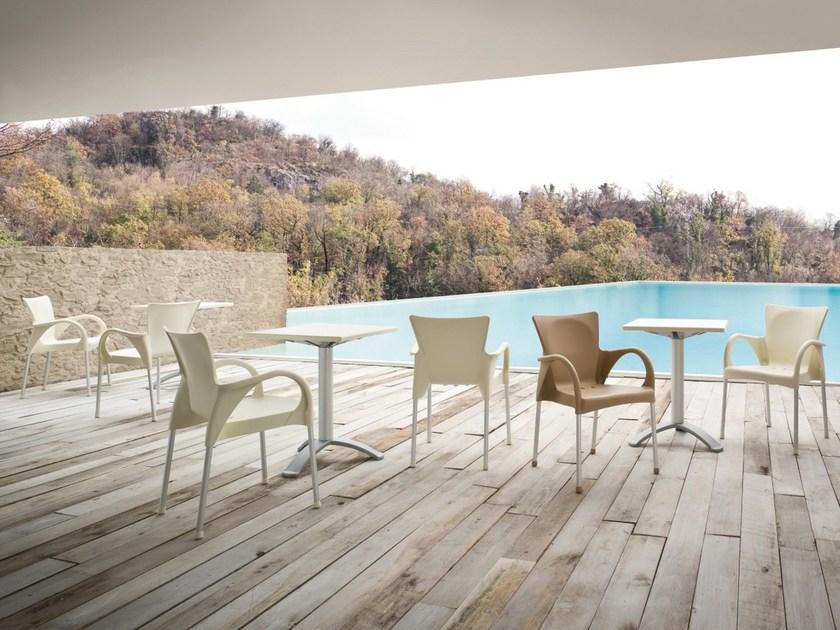 GABER Штабелируемый стул из технополимера с подлокотниками sun-id-1454709 - Вид №2