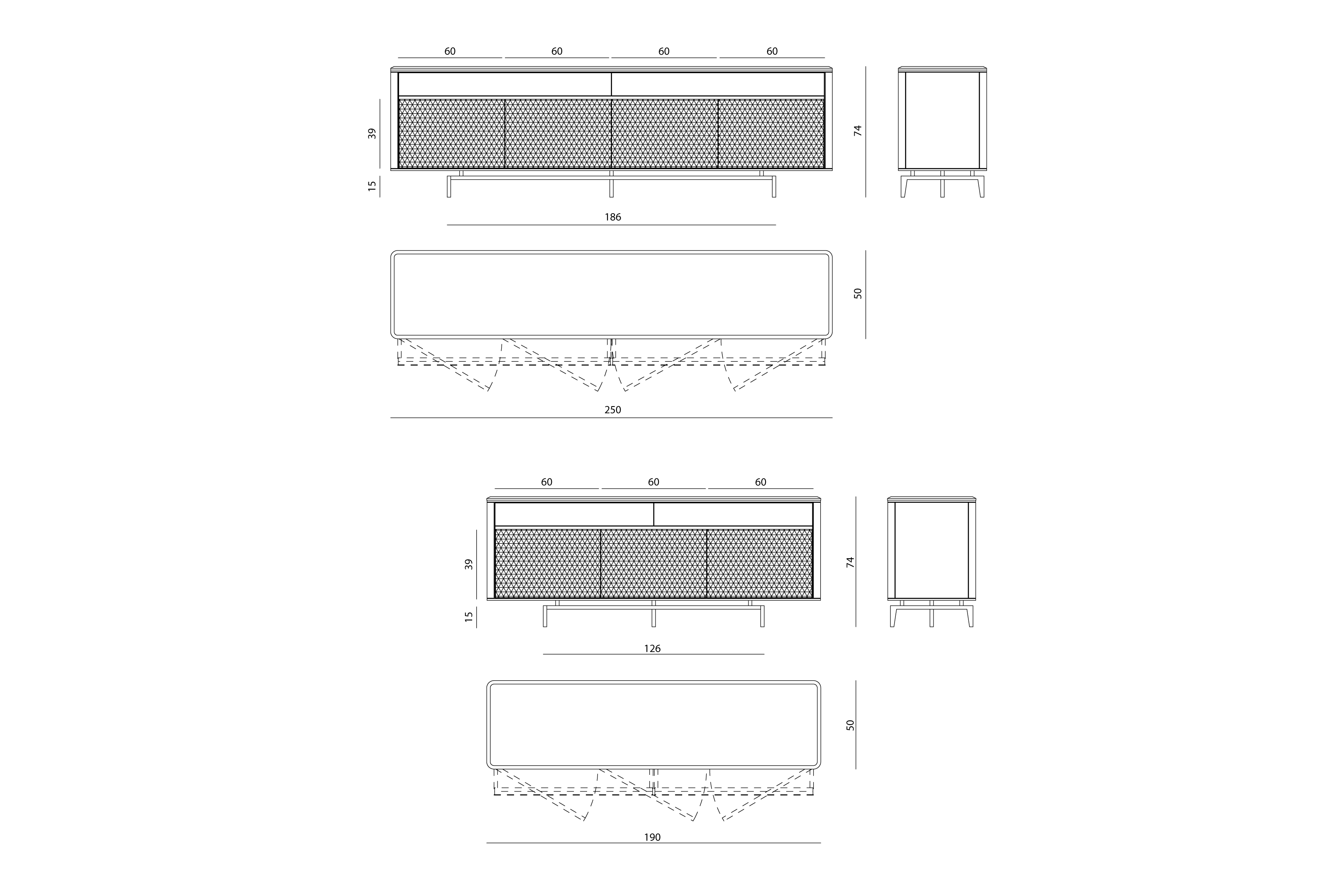 Parker  Низкий шкаф Visionnaire  - Вид №8