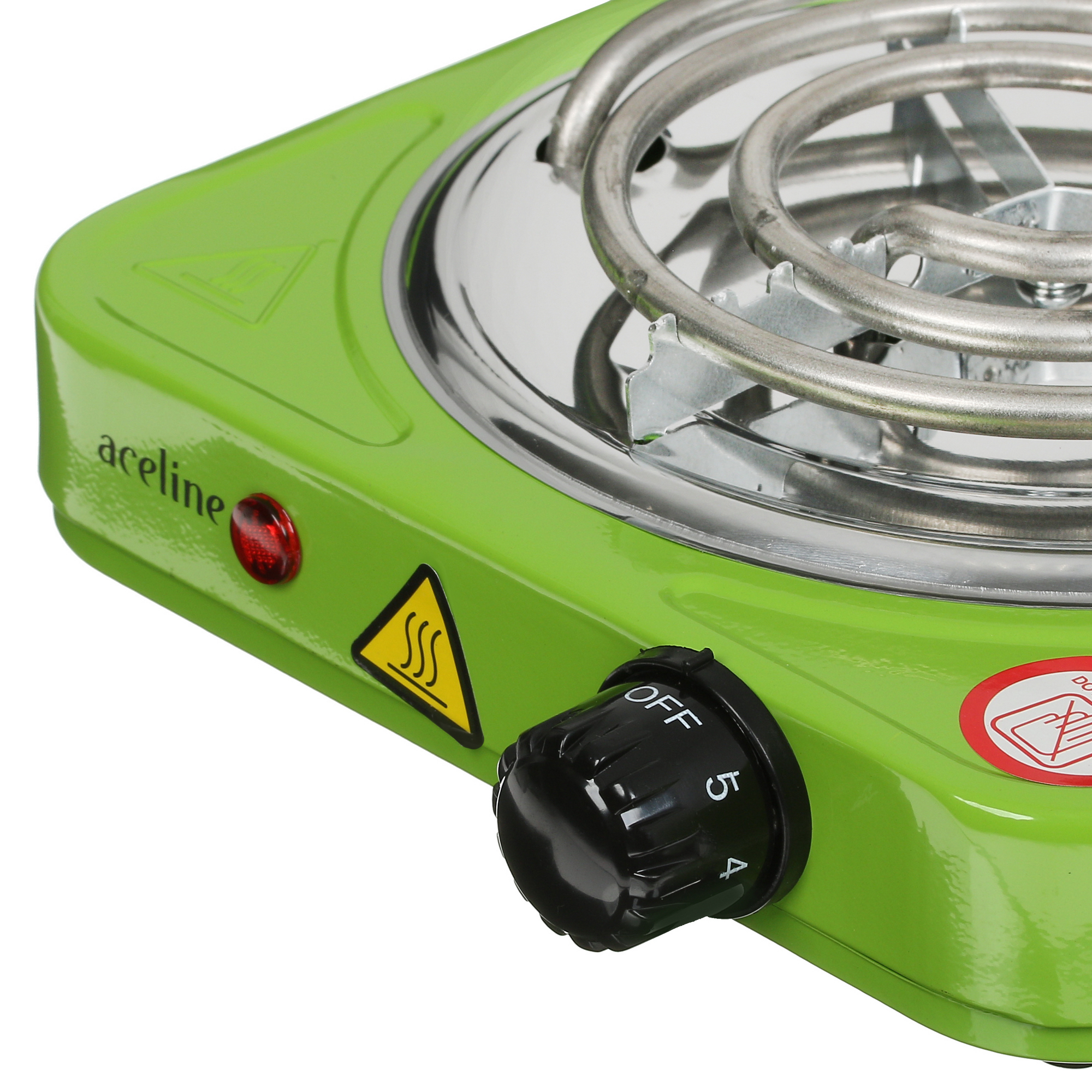 5420579 Плита компактная электрическая Aceline CS-010g зеленый STDN-0076604 - Вид №2