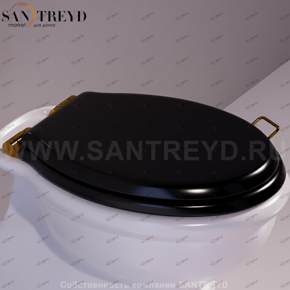 LA003D02NEROOR Крышка сиденье для унитаза Simas Lante