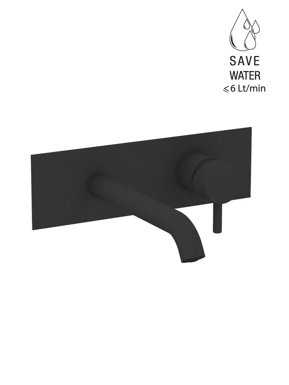 Настенный однорычажный смеситель для раковины с ограничителем расхода Rubinetterie Frattini Pepe XL ARCH-00076573 - Вид №64