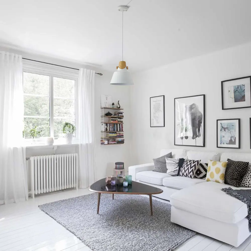 Светильник подвесной Lamplandia Prato 1 лампа 5 м² цвет белый STLM-2186335 - Вид №11