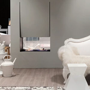 Камин двухсторонний на биоэтаноле CANTOBC144F Antonio Lupi CANTO DEL FUOCO встраиваемый