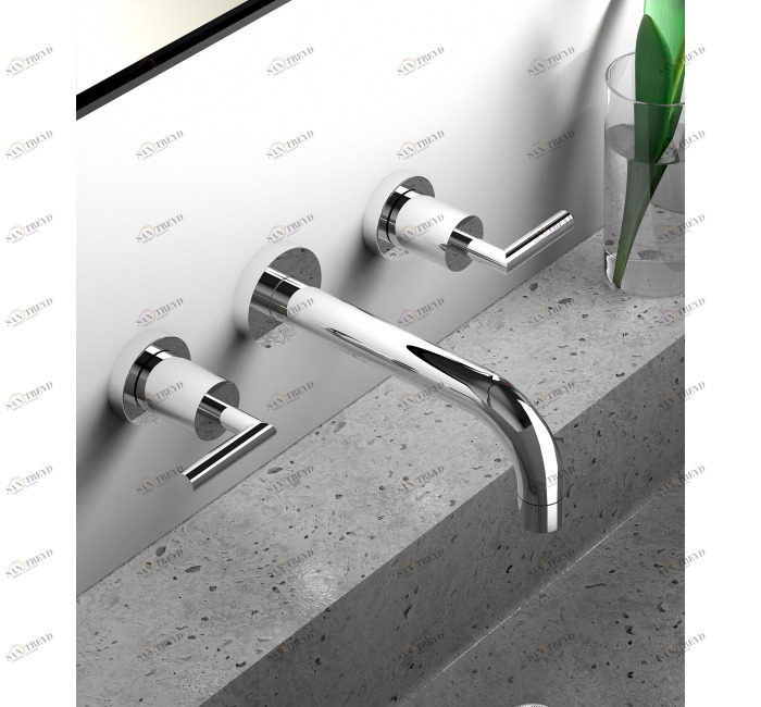 GENEBRE 68132 12 45 66 Смеситель для умывальника с изливом 22 см 