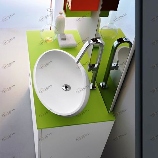 A543 Накладная раковина на столешницу  овальная Arbi 