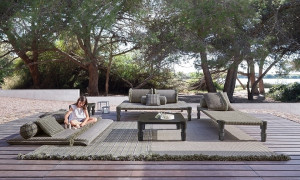 070684 Ковер GL Tartan green 90x200 см GAN Garden Layers