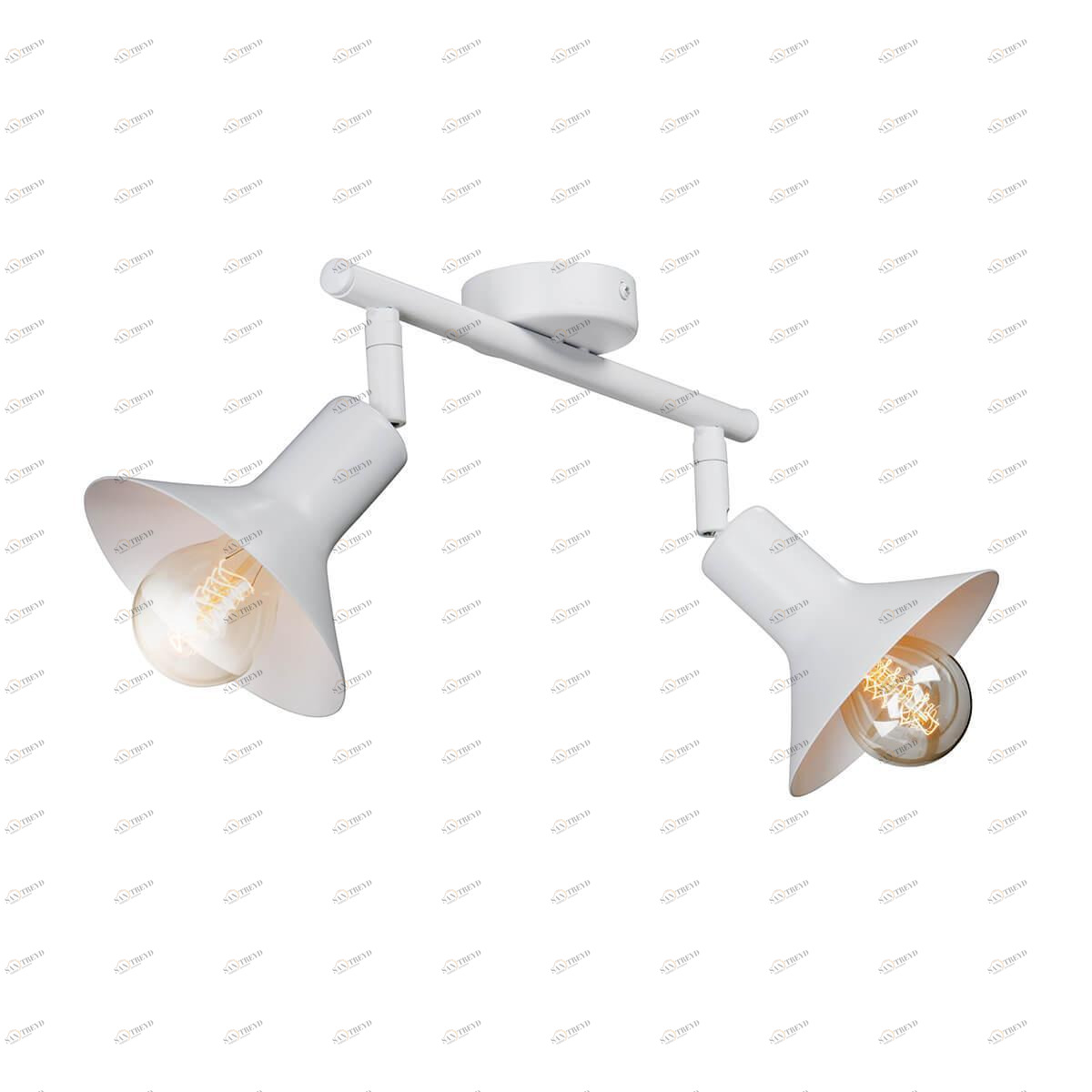 Спот потолочный с металлическими плафонами белый Vitaluce V4807-0/2PL VITALUCE  00-3926685 Белый 