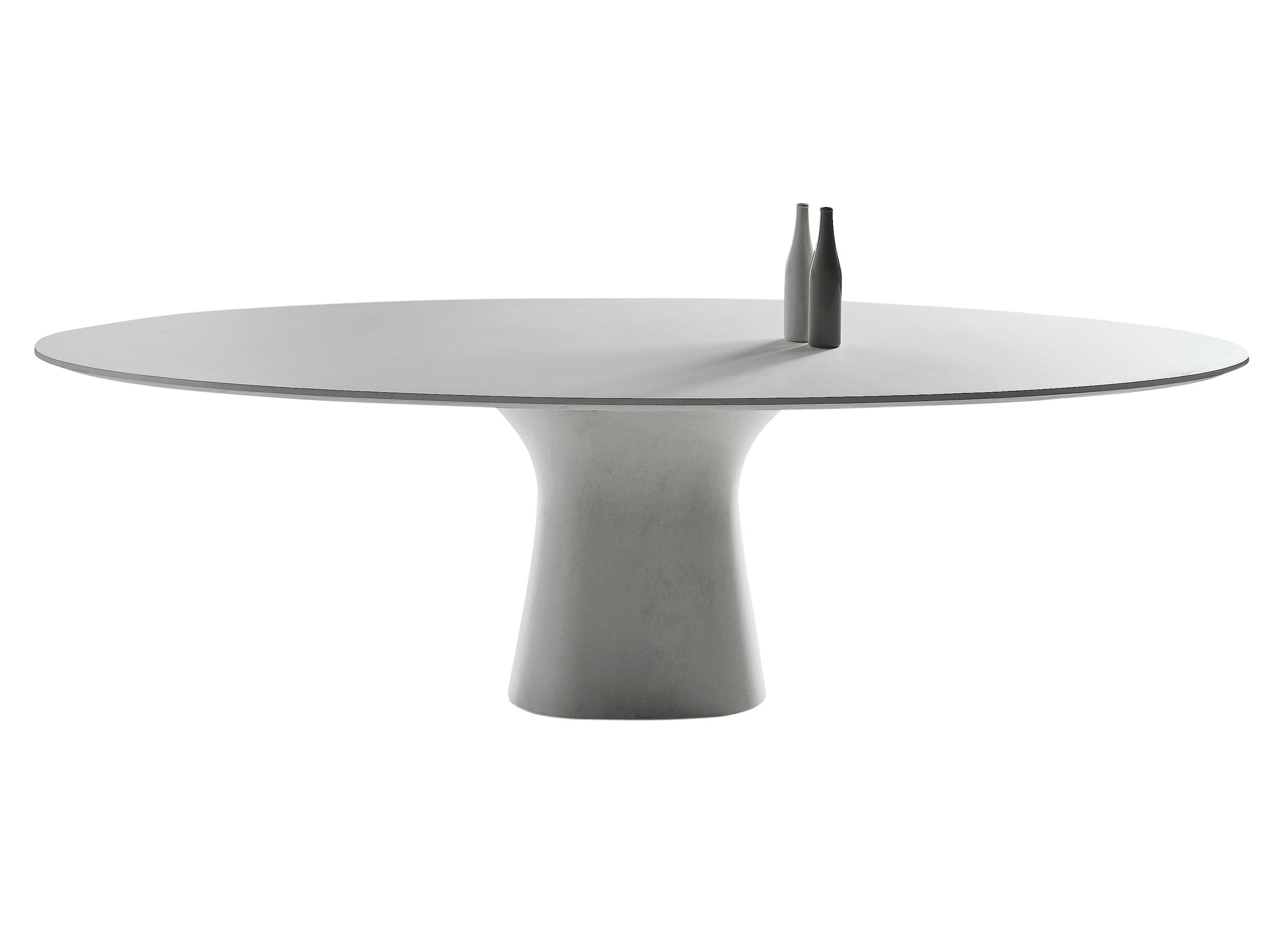 Овальный бетонный обеденный стол Bontempi Casa PODIUM ARCH-00106521