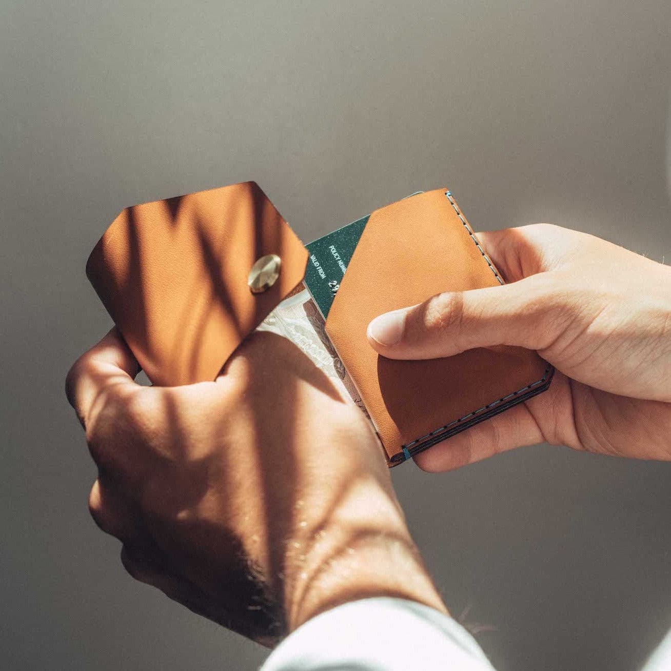 W103WHIS Денежный кошелек - виски Wingback  - Вид №2