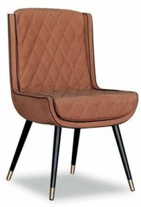 BAXTER Мягкое кожаное кресло Dolly