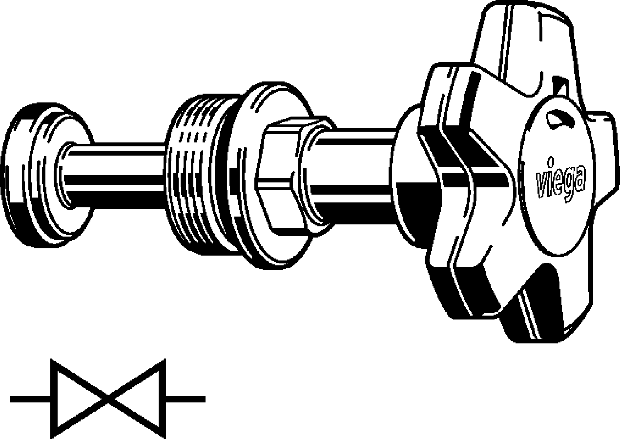 757 021 Модель 2237.22 Трубопроводные системы  Easytop системные вентили  Аксессуары для вентилей, с 2017 Santreyd  - Вид №1