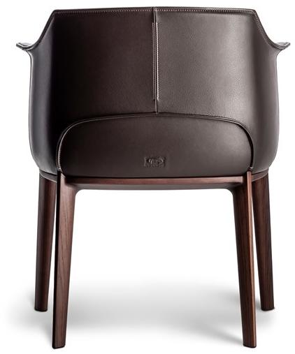 Poltrona Frau Мягкое кожаное кресло с подлокотниками La collezione - tavoli e sedie sun-id-1455150 - Вид №2