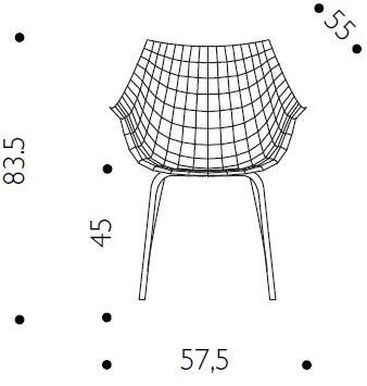 Driade Стул из поликарбоната на стальной основе Meridiana sun-id-1458321 - Вид №2