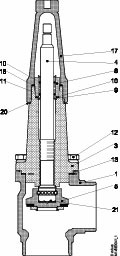 Danfoss SVA-L — запорные клапаны с удлиненным штоком SVA-L 15 D STR H-WHEEL Запорный клапан 148B5250  - Вид №7