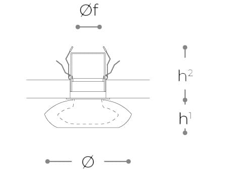 Стеклянный круглый светодиодный светильник Italamp STILLA ARCH-00040573 - Вид №3