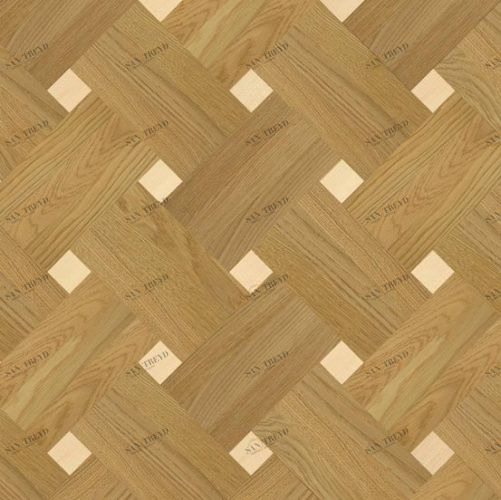Художественный паркет Da Vinci Щитовой 26-312 Дуб (Гладкая) 500х500 мм 26010312