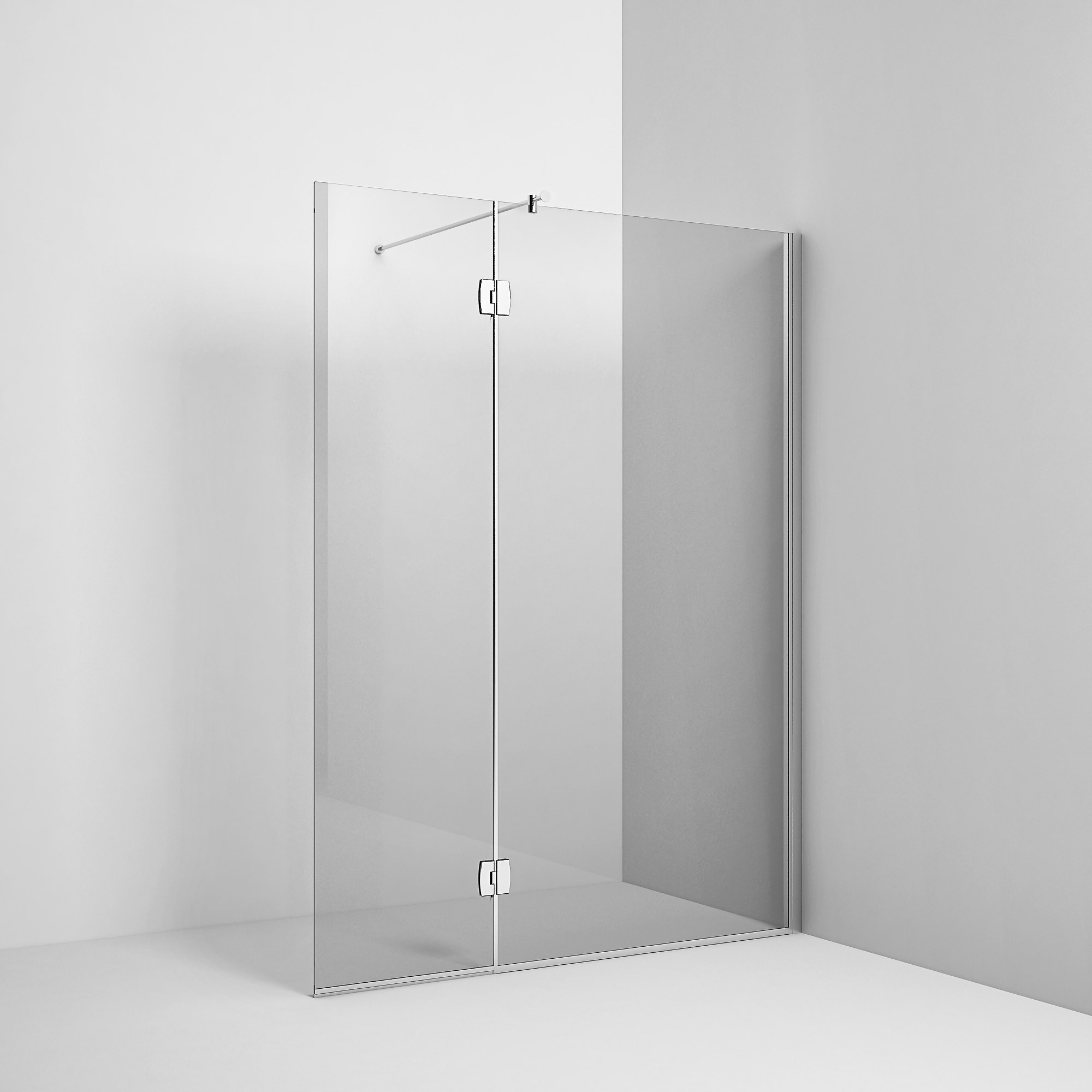 Rexa Design Фиксированное стекло с подвижной дверцей REXA-ST125 