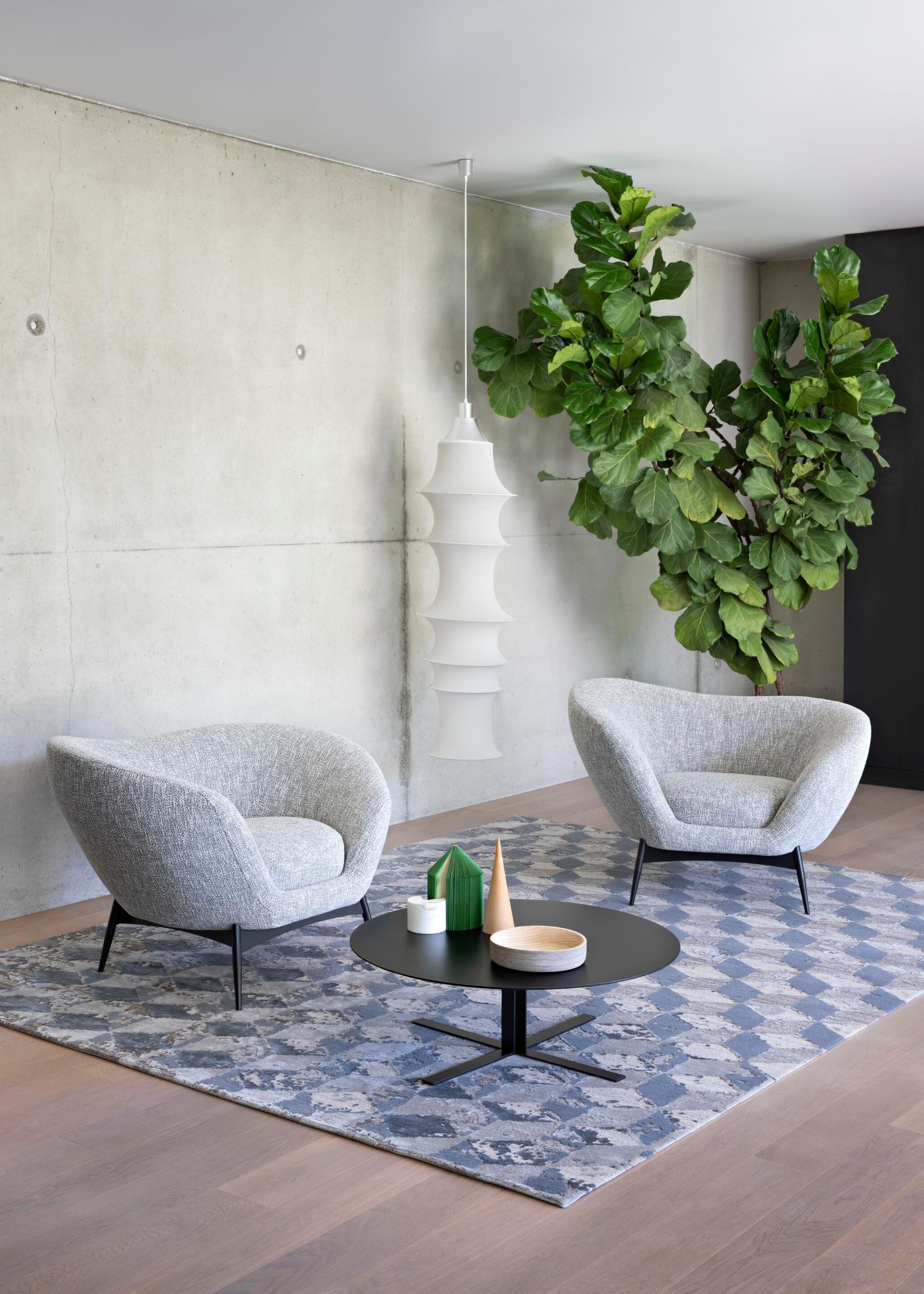 Тканевое кресло с подлокотниками Saba Italia Oltremare ARCH-00071463 - Вид №3