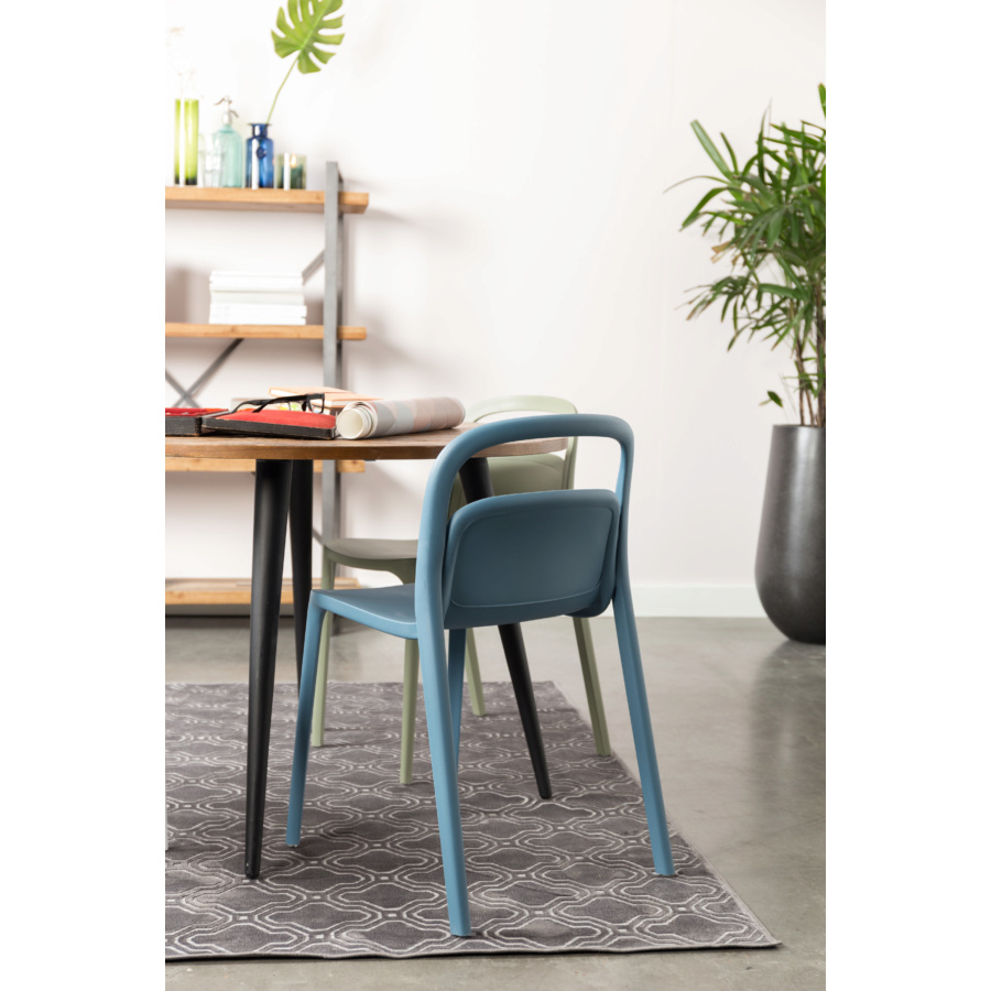 Стул Rex голубой White Label Living 1100310 - Вид №1