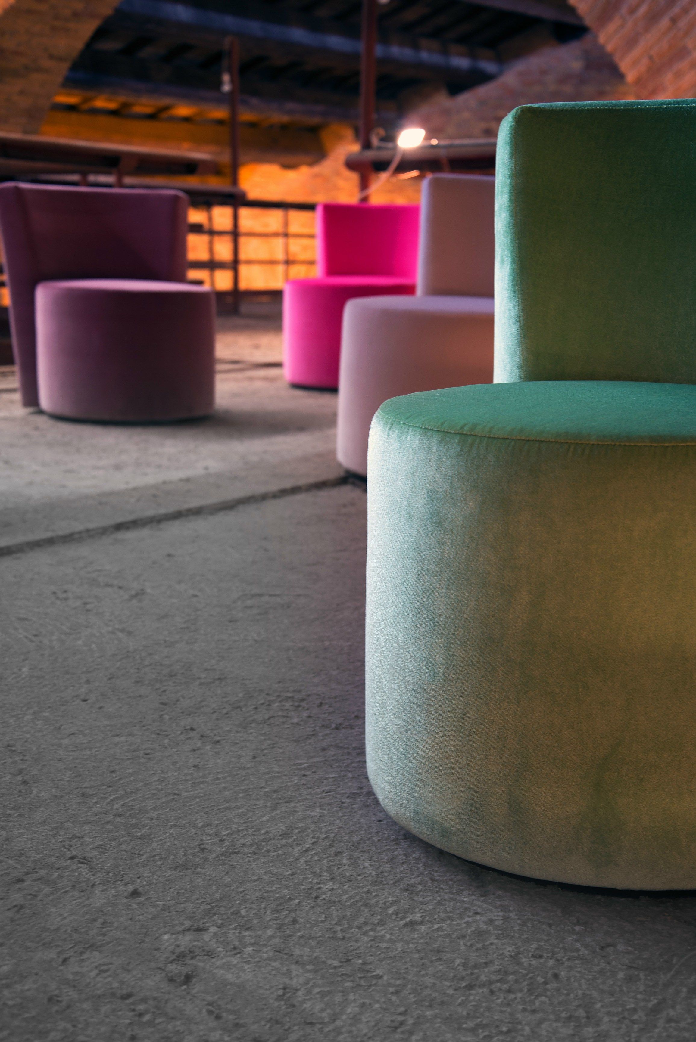 Съемное кресло из ткани для контракта Domingo Salotti Dalt ARCH-00073214 - Вид №3