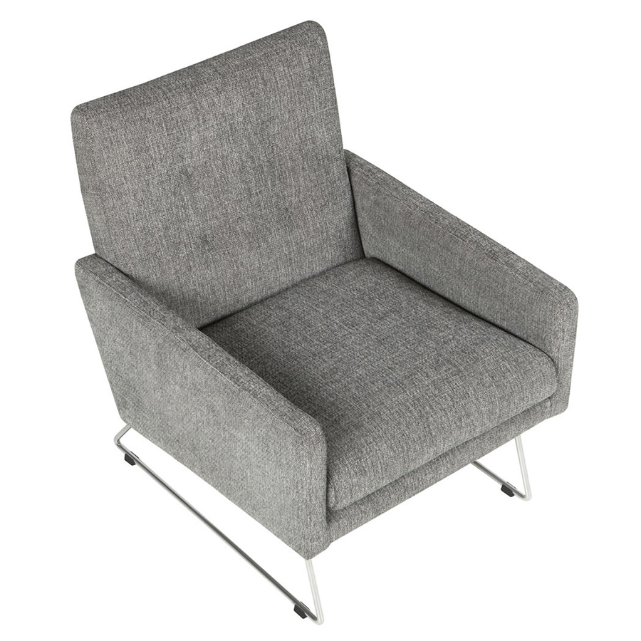 Кресло Max, черно-белое Sits S1419 - Вид №5