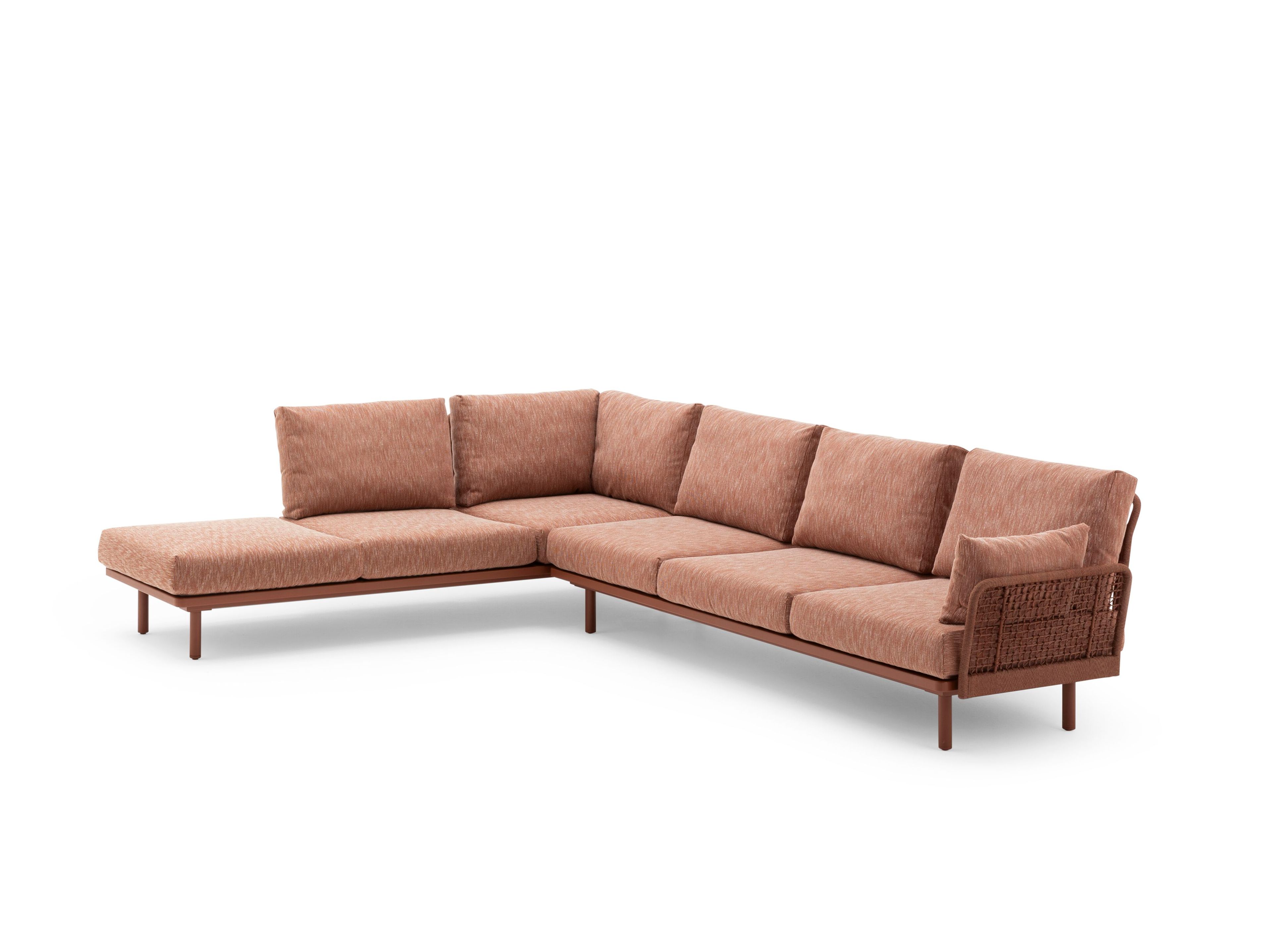 Угловой садовый диван из ткани Varaschin Эмма ARCH-00091774