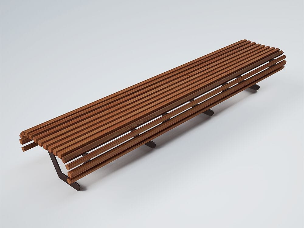 Деревянная скамья без спинки CITYSì AUDREY WOOD ARCH-00012796