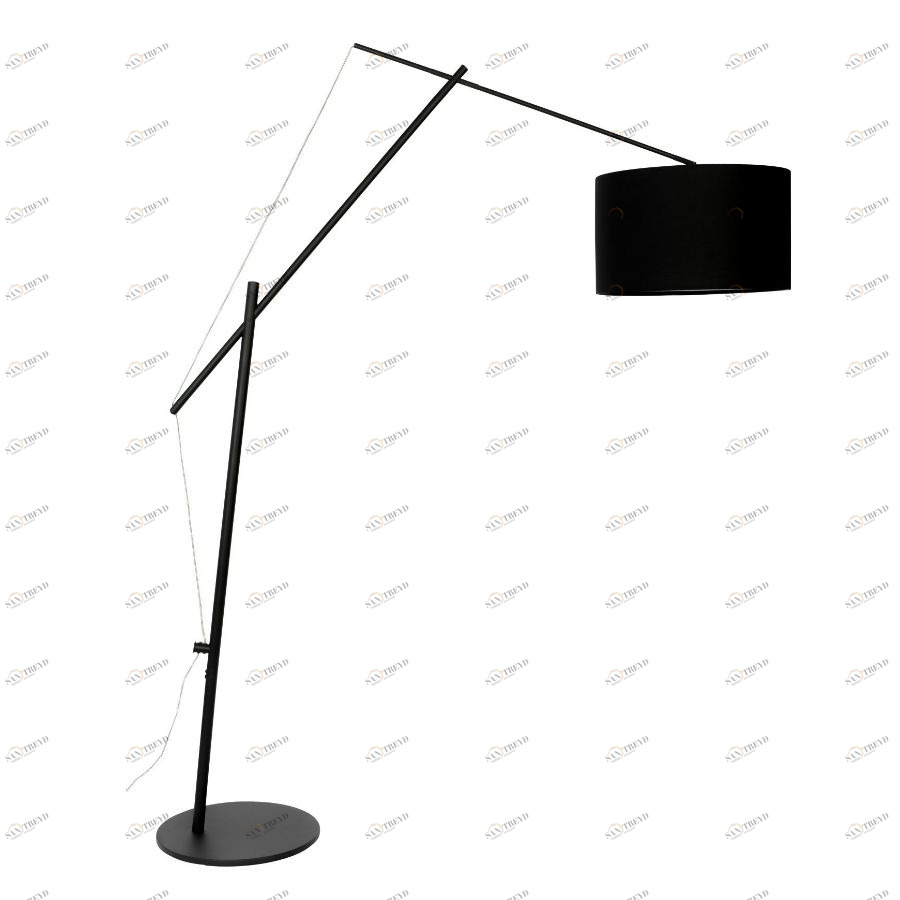 Лампа напольная Tokio, черная White Label Living 5100079