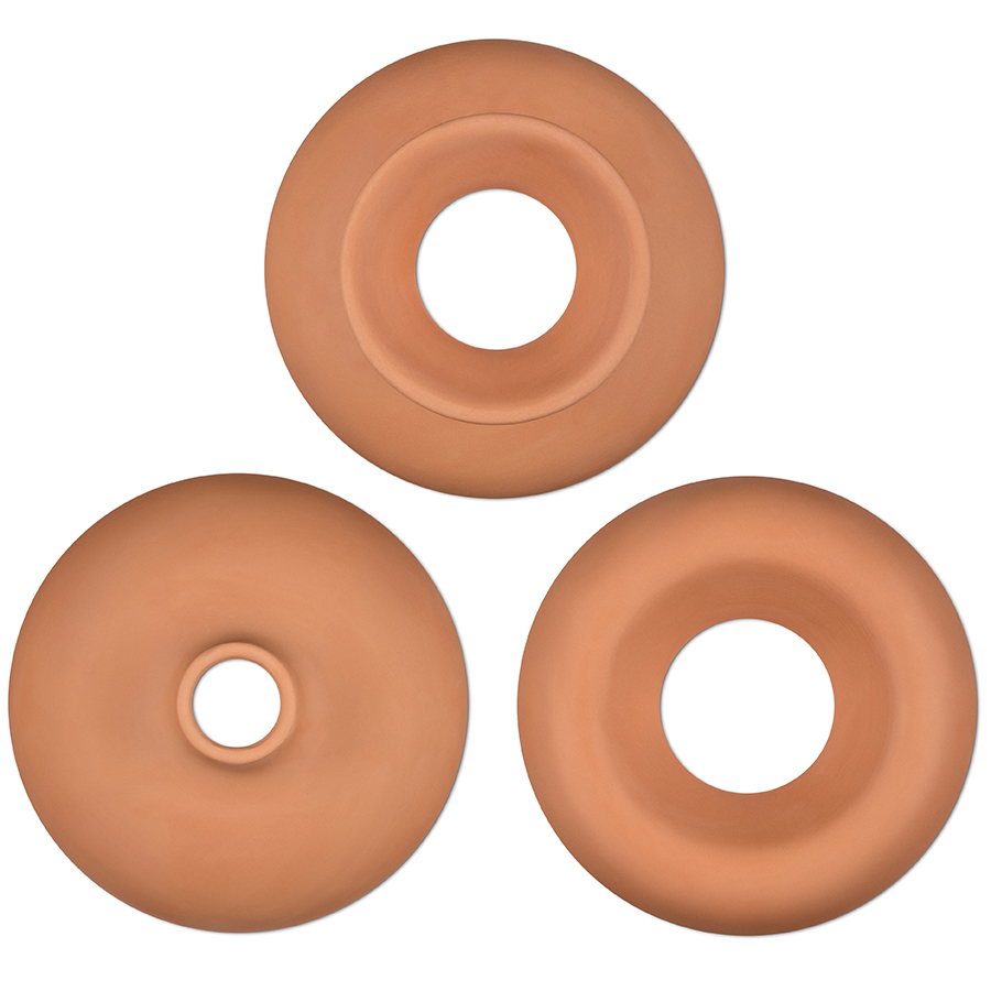 CD548 Набор насадок для ваз 3 шт, глина Kikkerland  - Вид №4