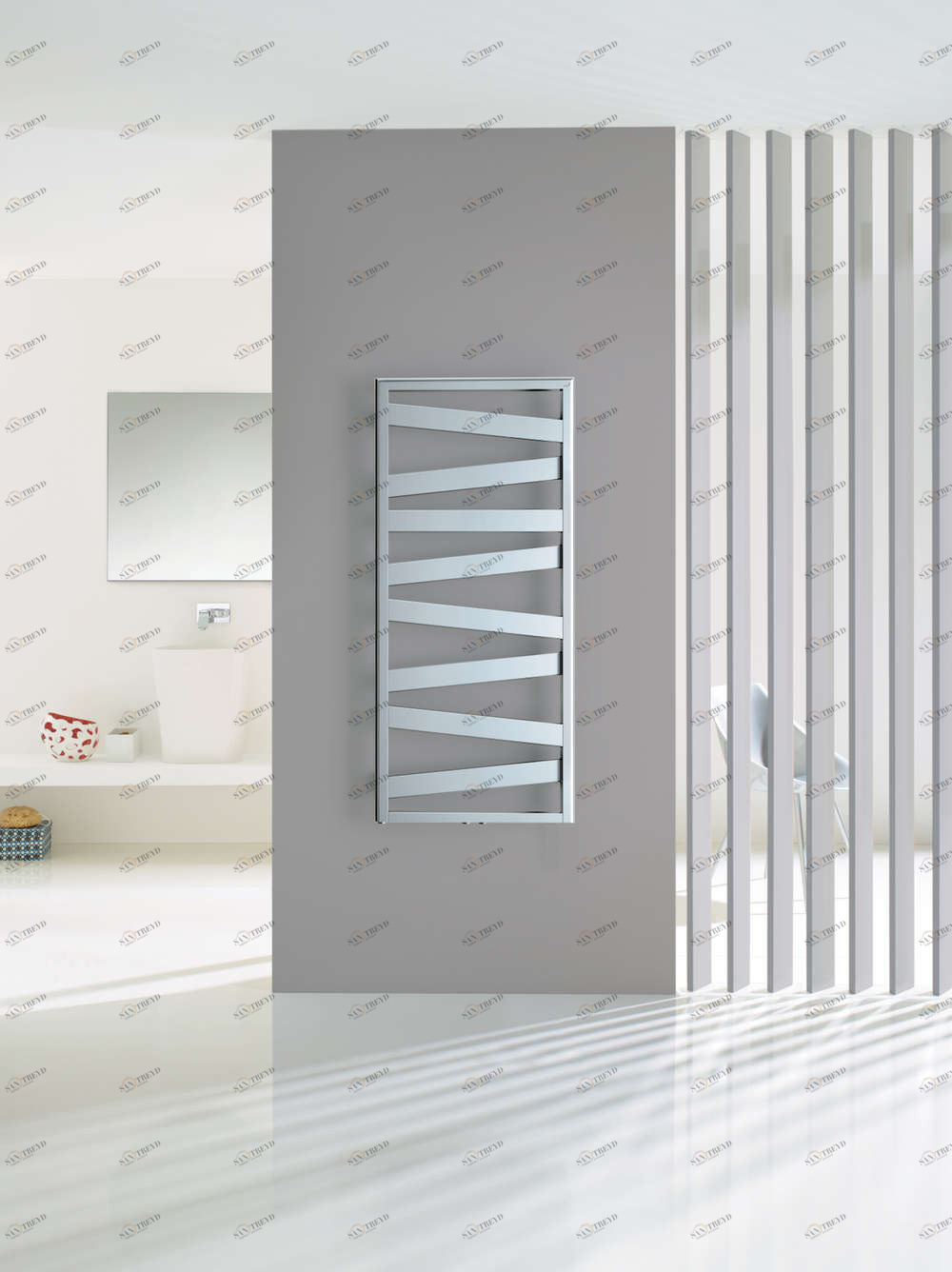 Водяной радиатор KZO-100-050 Kazeane Chromé Acova 965 