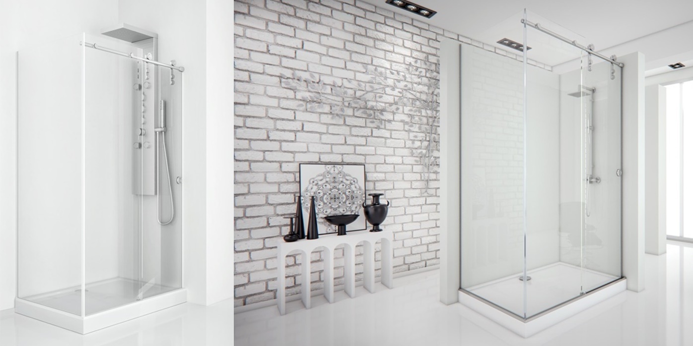 Душевой уголок Aquanet Beta 150x80-12, прозрачное стекло 174253174262 - Вид №1