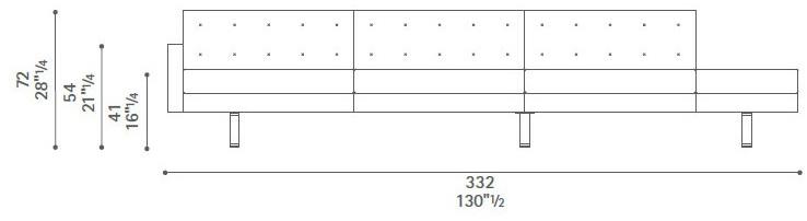 Poltrona Frau Модульный кожаный диван La collezione - divani e poltrone sun-id-1379532 - Вид №3