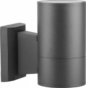 Уличный спот настенный H 16 см серый "Техно" 06297 FERON  00-3956024 Серый