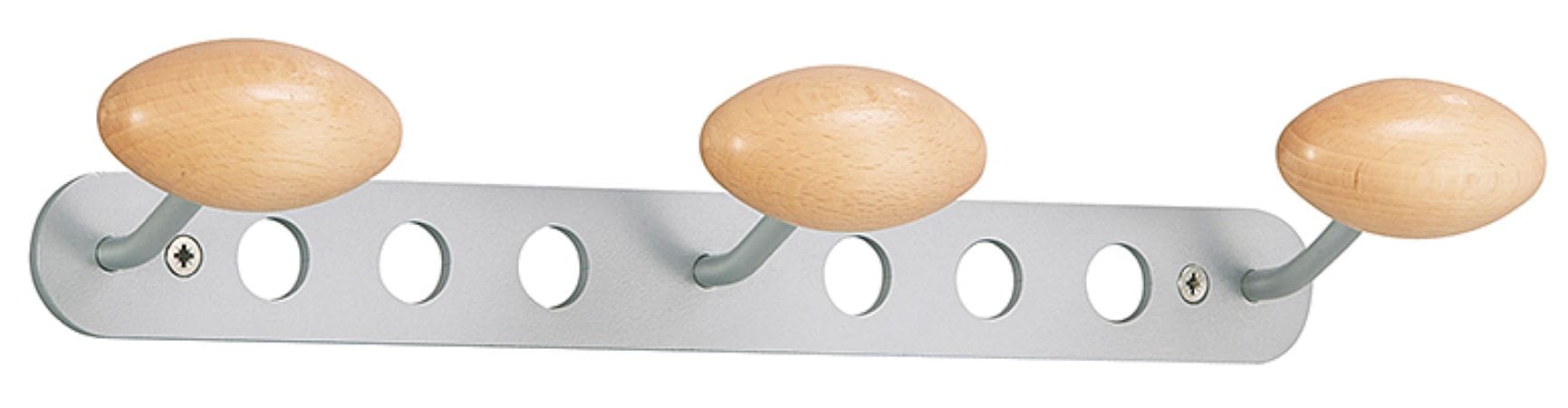 Стальная и деревянная настенная вешалка Manade Aloes ARCH-00152665