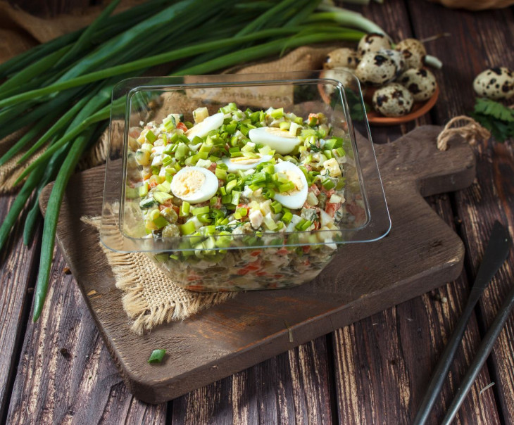 6149 Салат "Столичный" с фермерской курицей Халяль Вкусляндия  - Вид №2