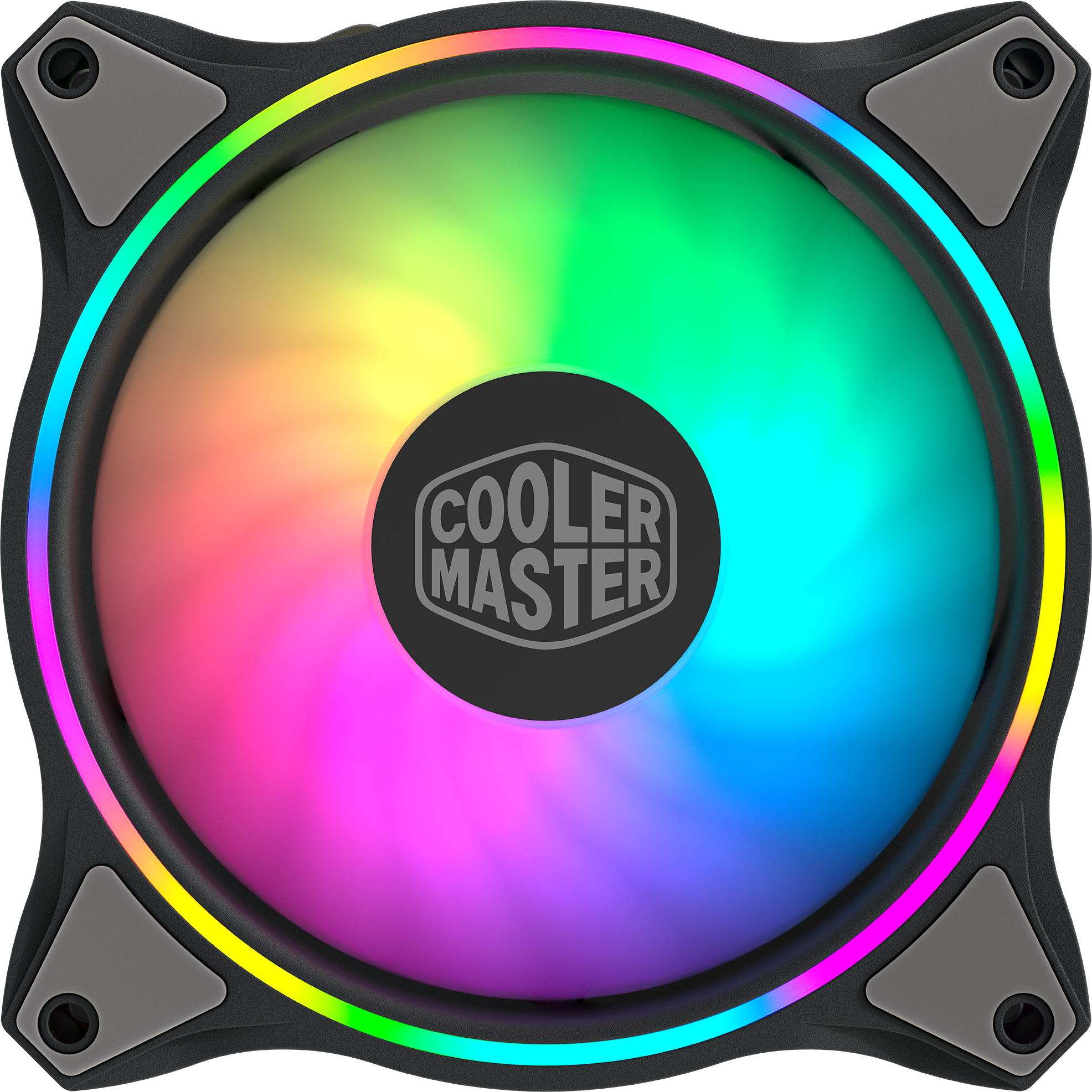 MFL-B2DN-183PA-R1 masterfan mf120 halo, 120mm, 4-pin (pwm), argb, 3 pcs + argb controller Cooler Master Santreyd  - Вид №1