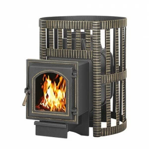 Печь для бани Везувий Легенда Ковка 22 (270) чугунная